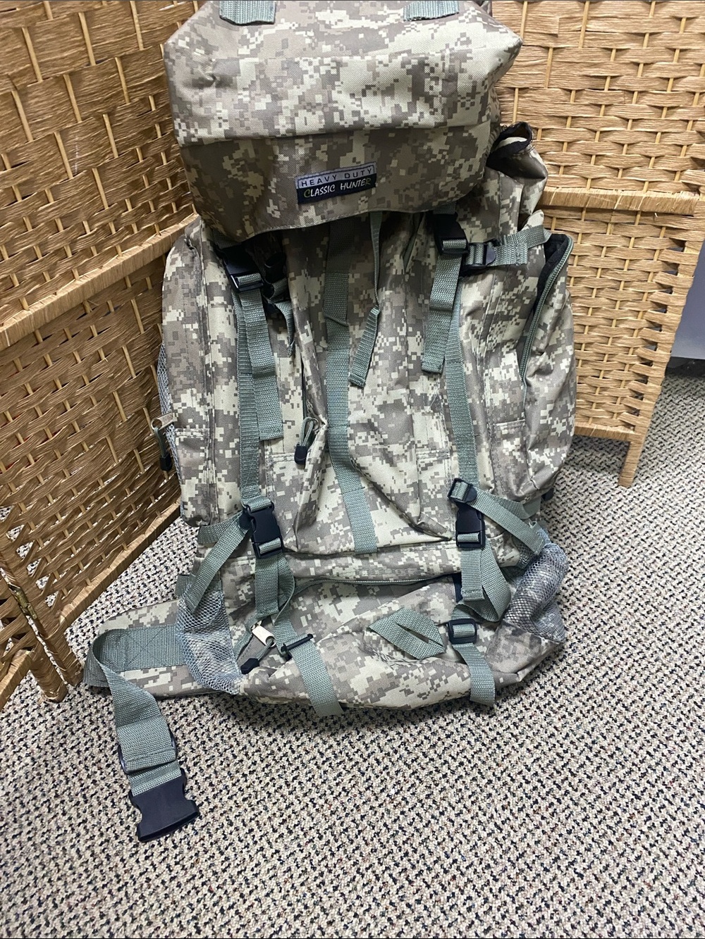 Digital Camo Tactical Backpack - Green